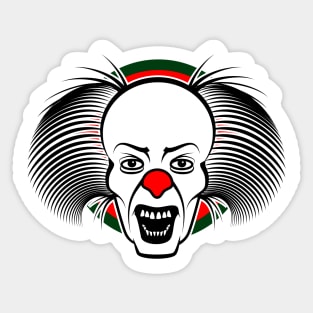 Bad Clown is Angry Sticker